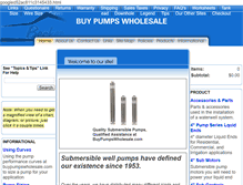 Tablet Screenshot of buypumpswholesale.com